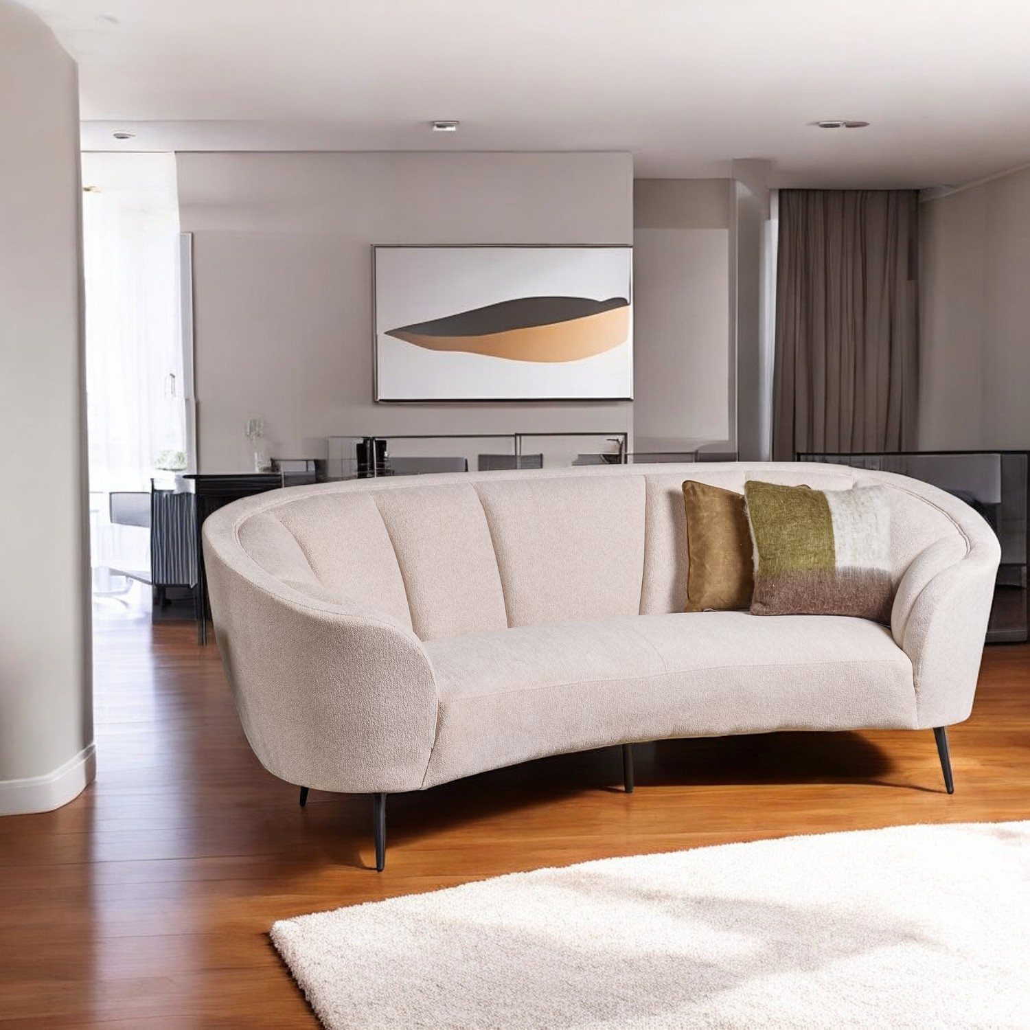 Woods Lola 3 Seater Sofa - Woods Furniture regarding Lola 3 Seater Sofa, Beige