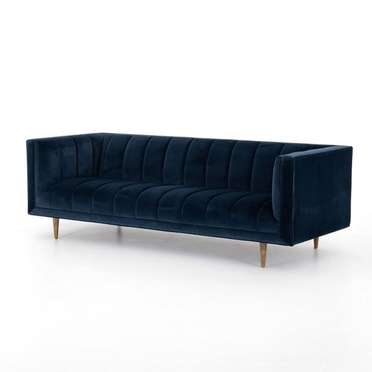 10 Channel Tufted Sofas We Love 2022: Velvet, Leather, Linen ... in