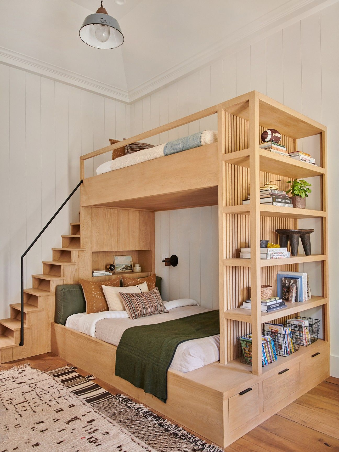 11 Bunk Beds That Your Kids Won't Want To Outgrow | Bedroom Interior ... within Creating a Comfortable and Practical Bedroom Environment Using Roseto WEIF64183 Bunk Beds