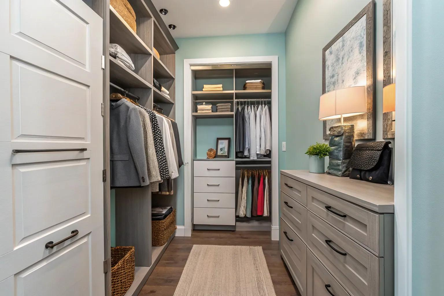 19+ Smart Narrow Closet Ideas For Maximizing Space throughout