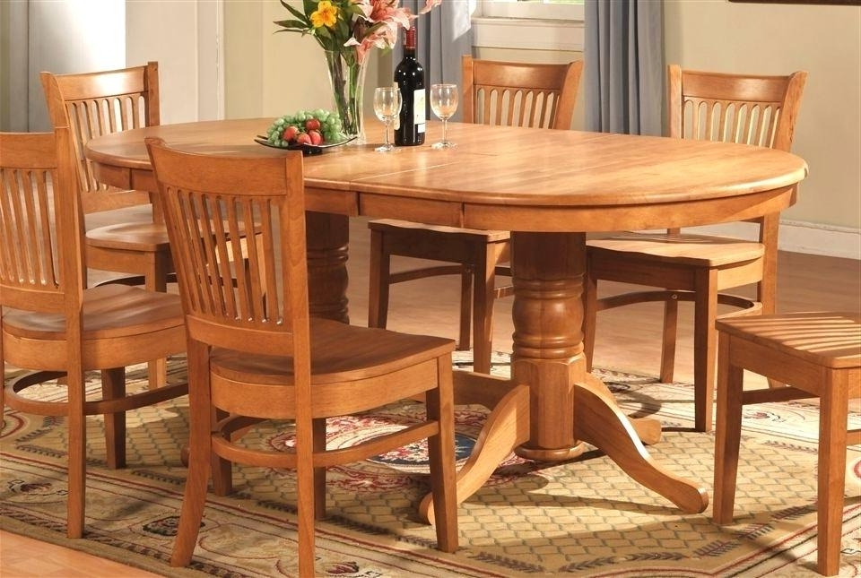 20 Best Oak Dining Tables Sets pertaining to Comparing Oak Dining Room Sets NOFK7-OAK-C Features and Benefits