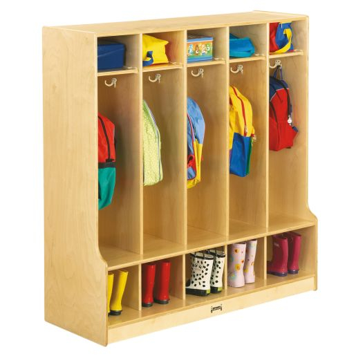 5-Section Coat Locker With Step for Beyond Storage Innovative Uses for Your 5 Section Coat Locker