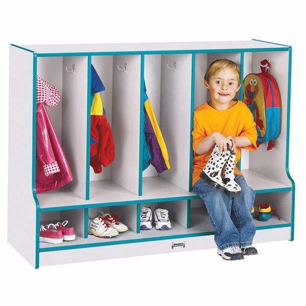Academy Furniture. Rainbow Accents® Toddler 5 Section Coat Locker With ... with The Role of the Rainbow Accents Toddler Coat Locker in Early Childhood Development