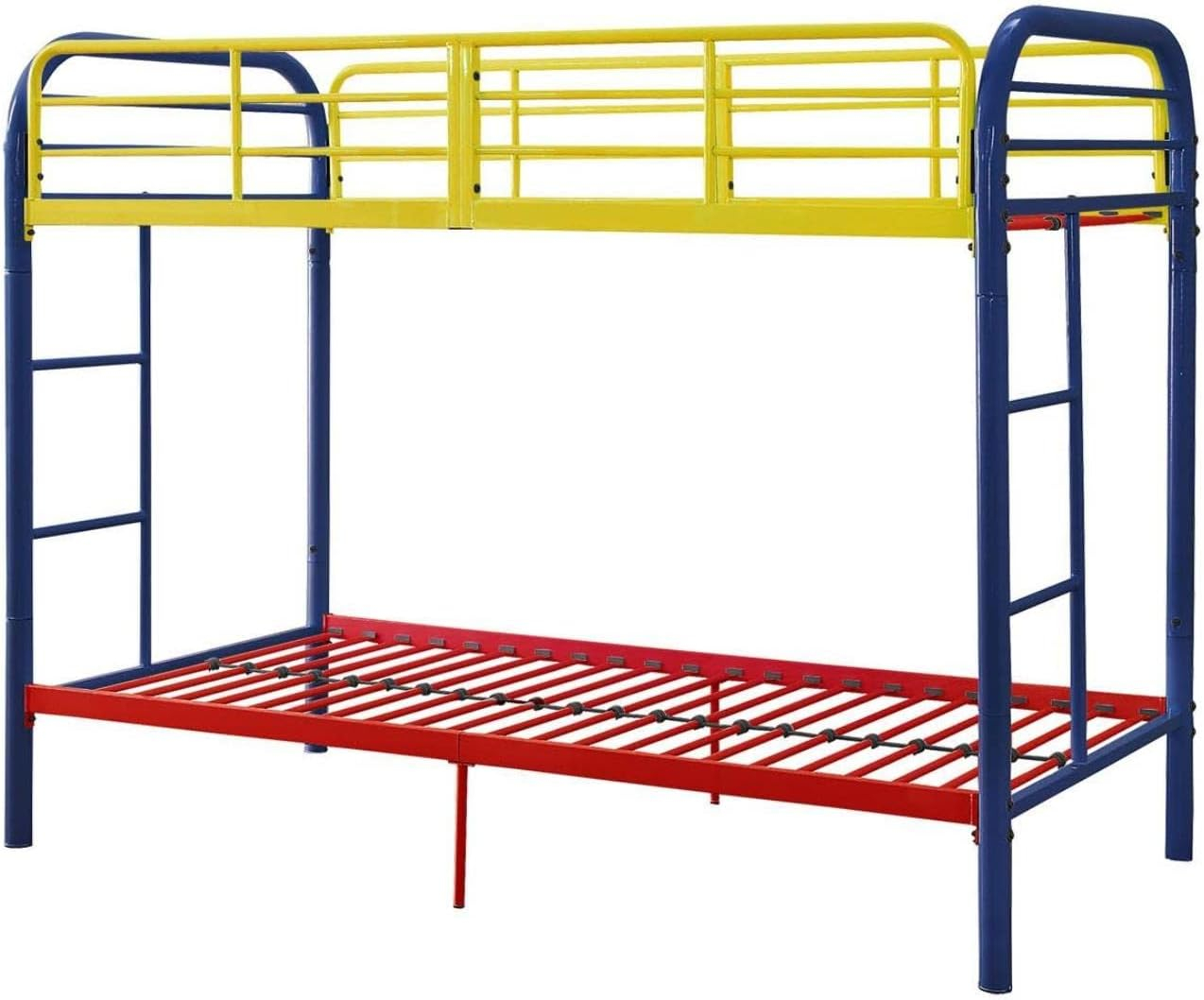 Amazon.com: Acme Thomas Twin/Twin Bunk Bed - 02178Rnb - Rainbow : Home ... for