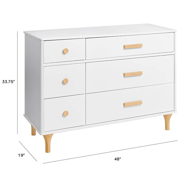 Babyletto Lolly 6 Drawer Dresser throughout