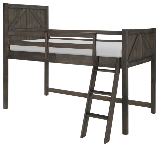 A Deep Dive into Aged Barnwood Finishes for Twin Bunkhouse Loft Furniture