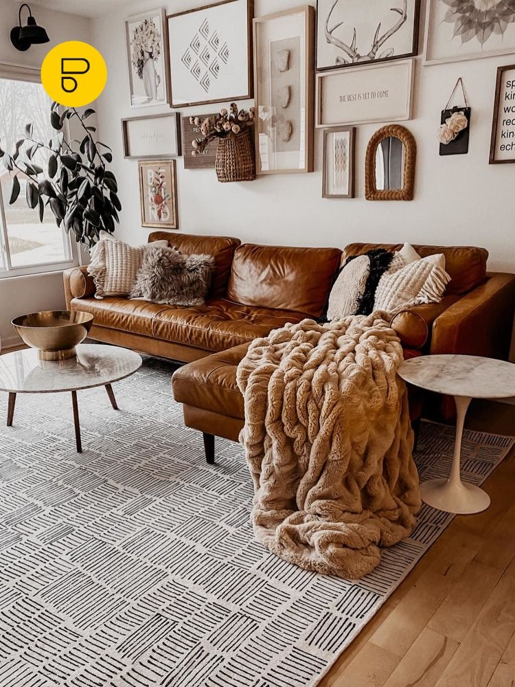 Cognac Tan Leather Sofas Ideas For A Mid Century Modern Living Room ... with Decoding the Allure Exploring the Design of Vintage Cognac Leather Sofas
