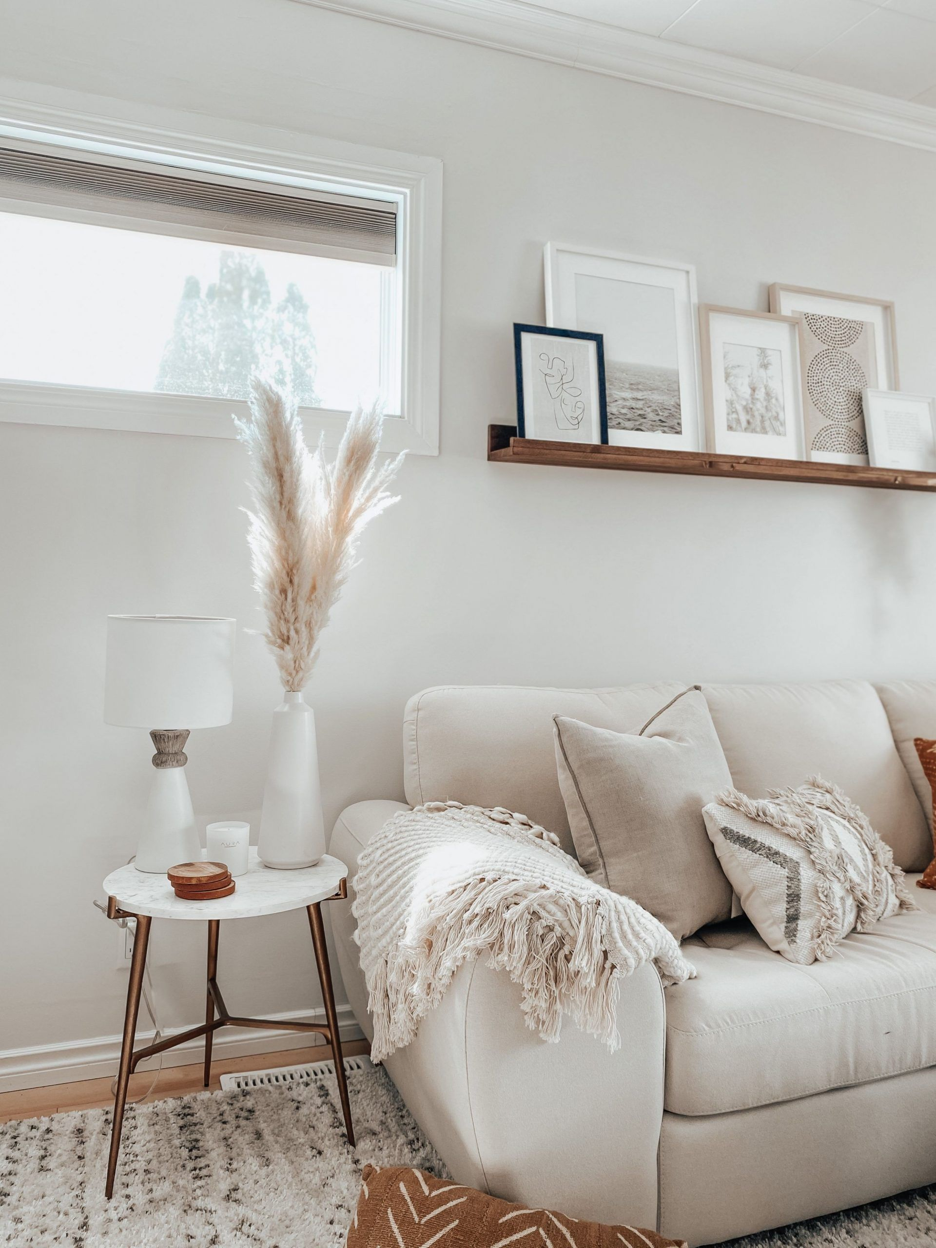 Decorating Living Room With Cool Cream Sectional Sofa with regard to