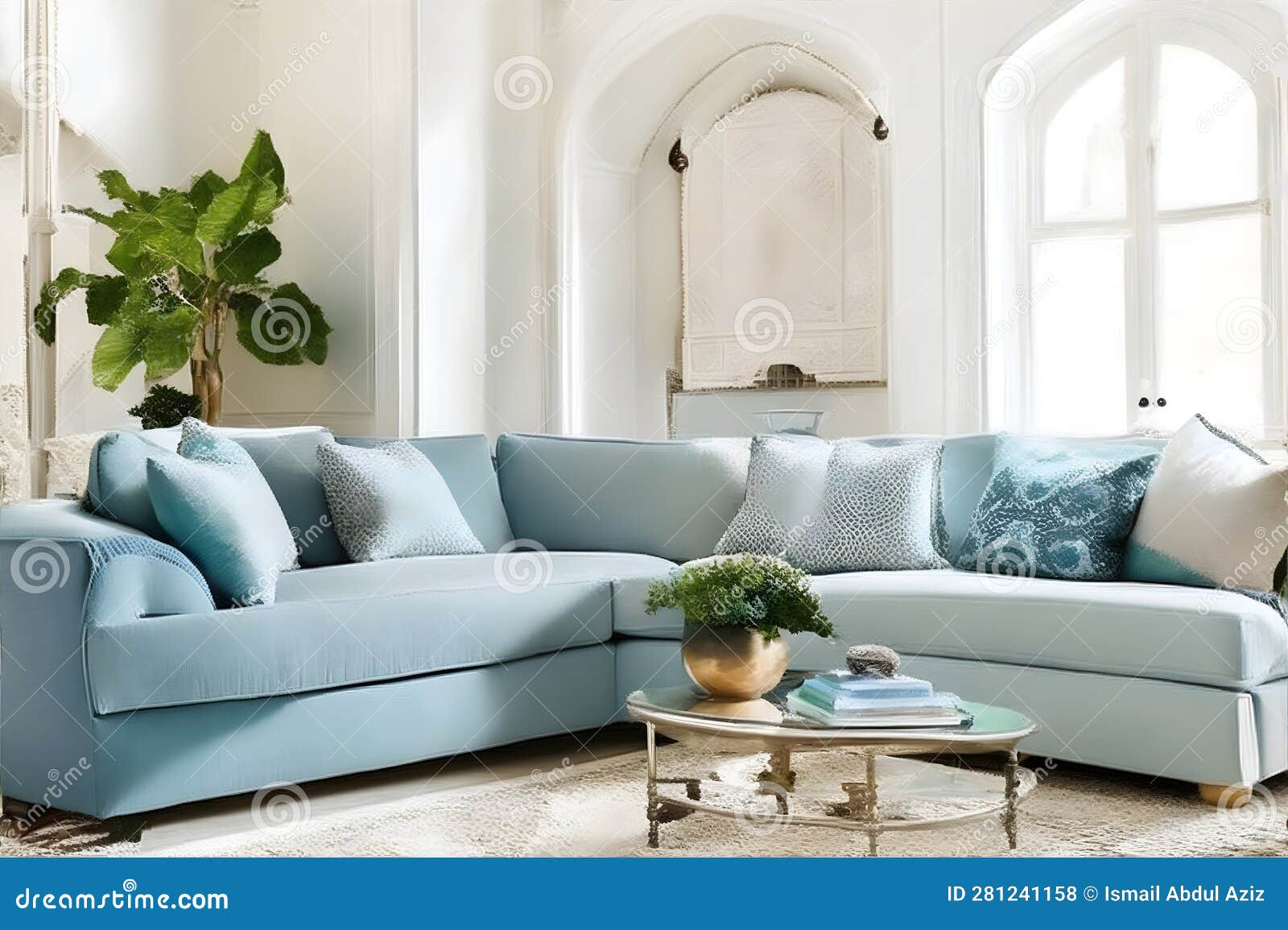 Discover The Versatility Of A Light Blue Sofa: Contemporary Interior ... regarding
