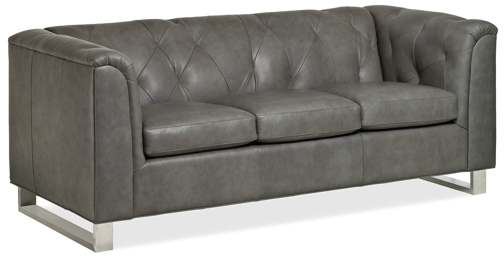 Dove Grey Leather Sofa pertaining to Unveiling the Elegance of the Greyson 83" Dove Gray Leather Sofa A Comprehensive Guide