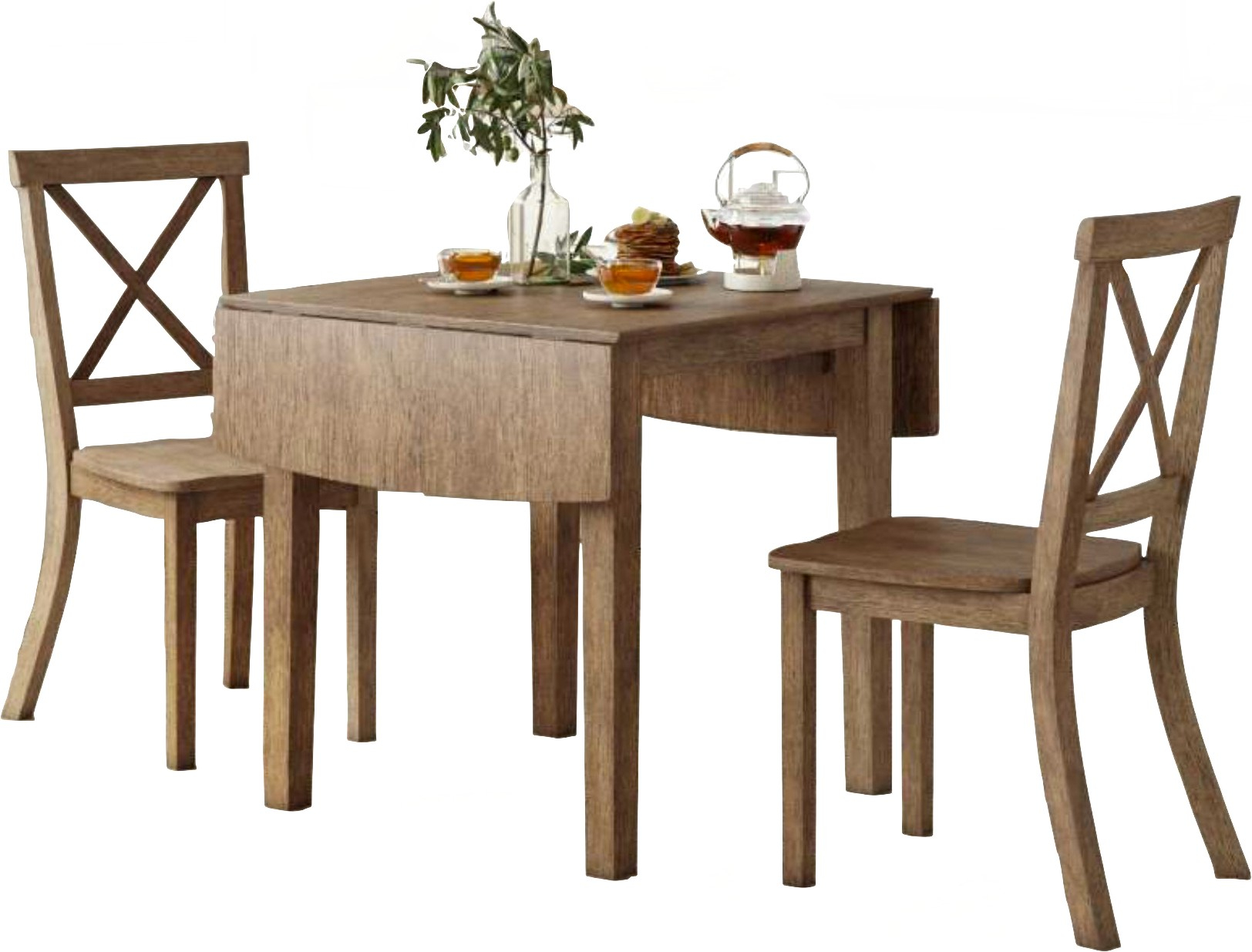 Eastern Tides 3 Piece Dinette Set | Cardis with regard to The Ultimate Guide to Measuring and Sizing Your 3-Piece Dinette