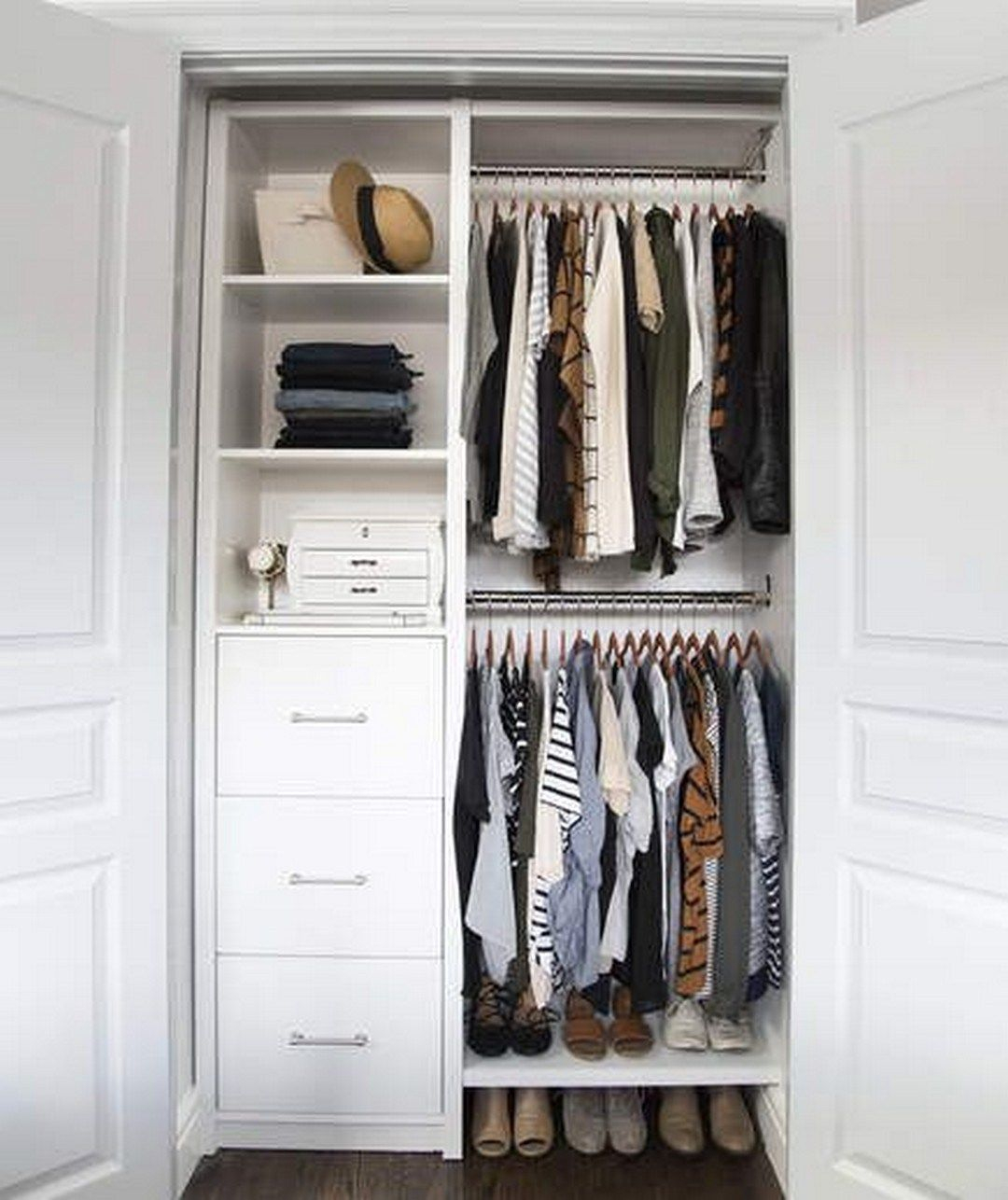 Easy Ways To Make A Small Closets More Functional (21) | Closet Small ... for