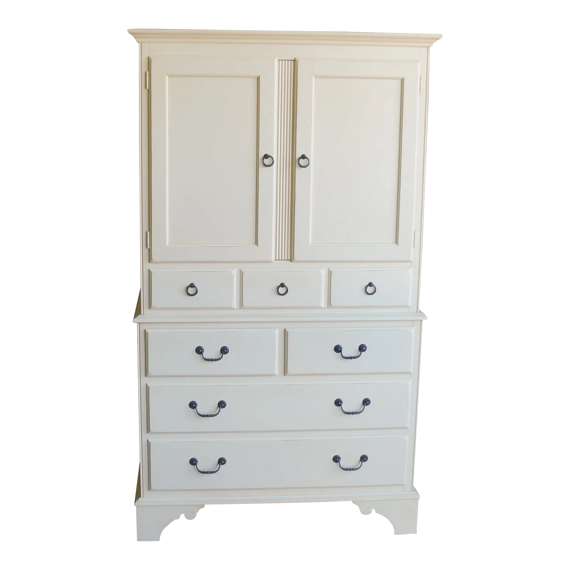 Ethan Allen Country Crossings Door Chest | Chairish throughout