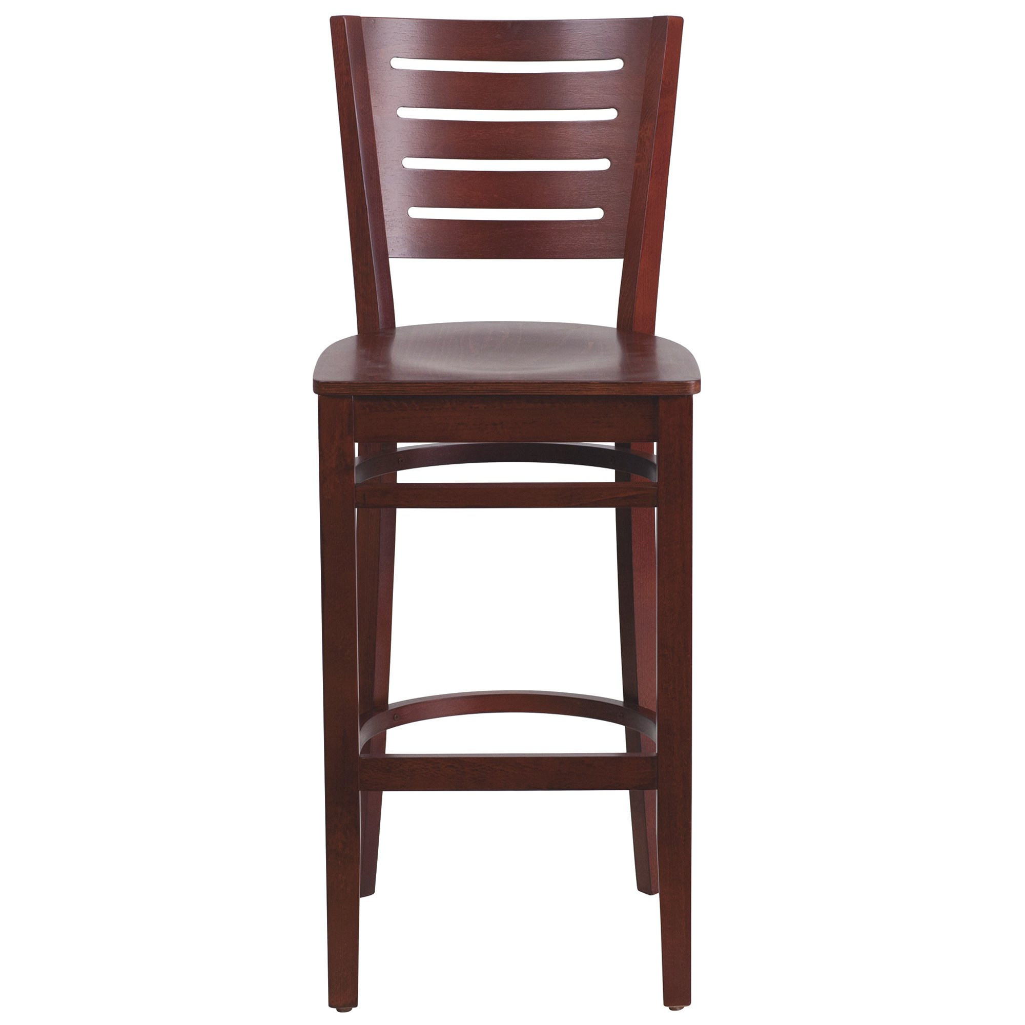 Flash Furniture Wood Slat Back Barstool | Northern Tool for