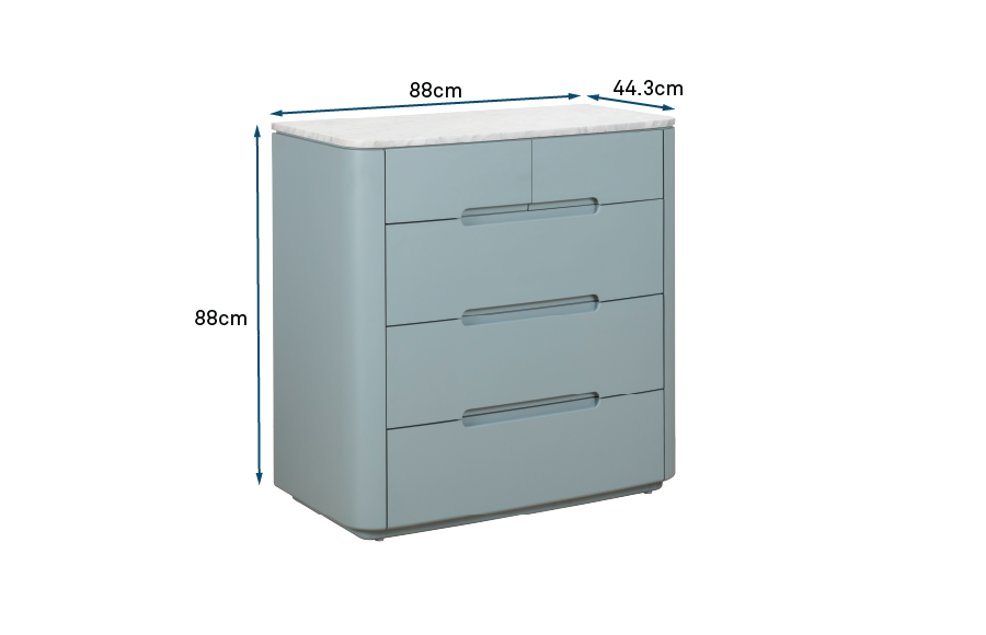 Florian 5 Drawer Tall Chest | Heal’s (Uk) for Beyond Storage Exploring the Features of a MOD 35"W 5-Drawer Chest