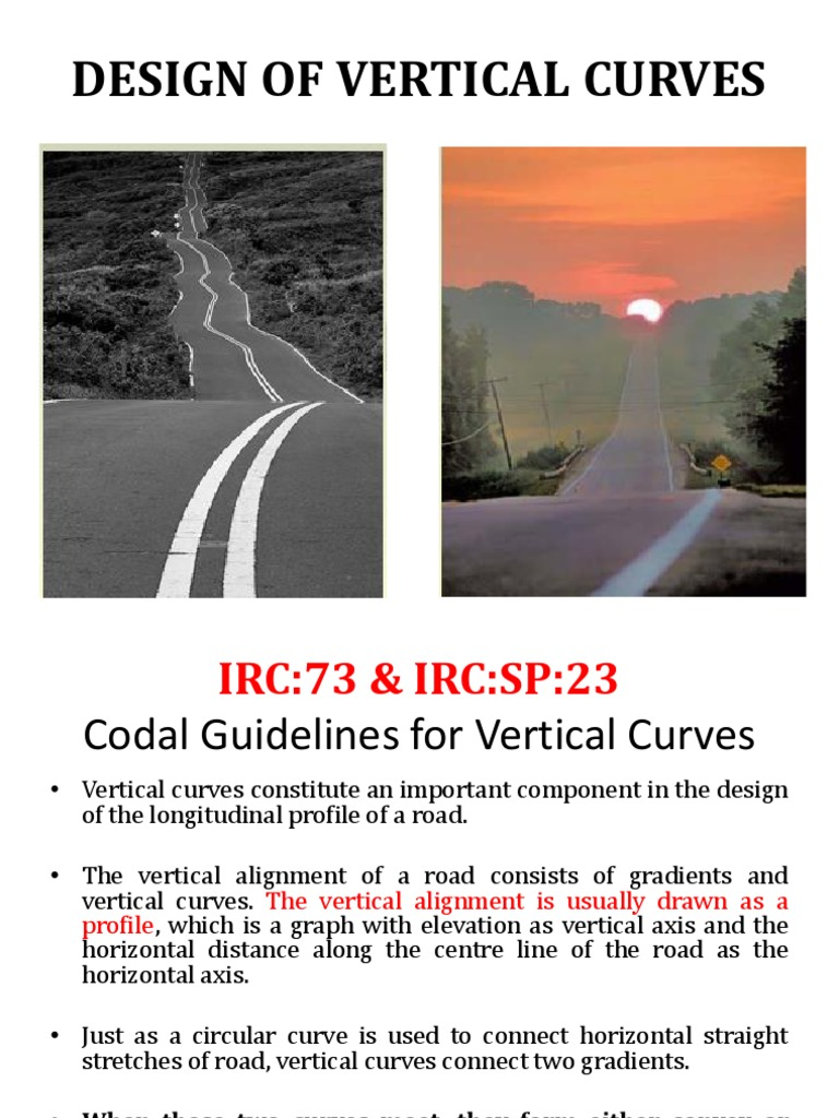 Geometric Design 7 - Design Of Vertical Curves | Pdf | Transport ... inside Designing with Flow How Inward Curves Transform Room Dynamics