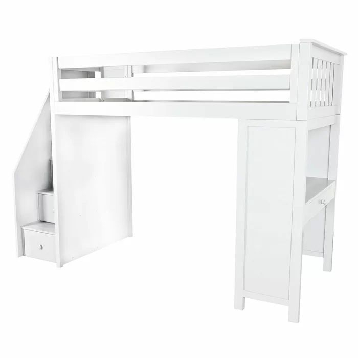 Harriet Bee Ayres Twin Loft Bed | Kid's Favorite Bed regarding