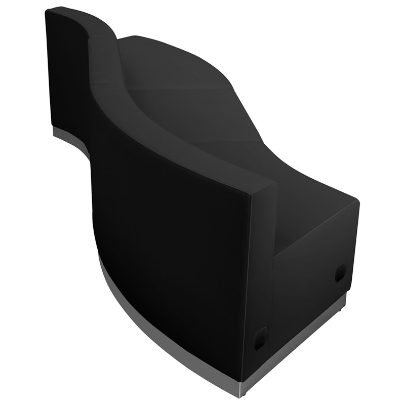 Hercules Alon Series Black Leather Reception Configuration, 3 Pieces ... intended for Black Leather Elegance Unveiled: Exploring the Hercules Alon Series Reception Pieces