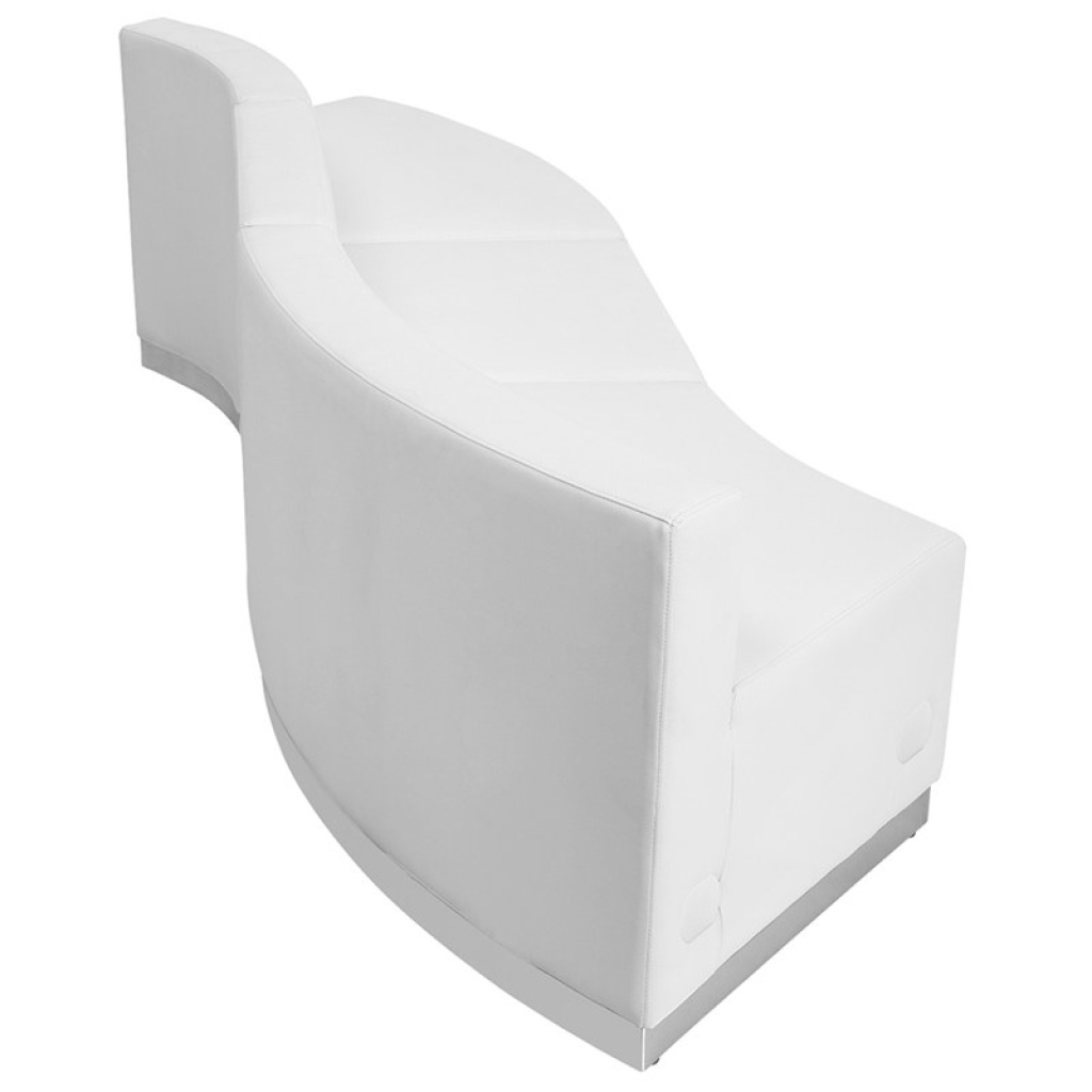 Hercules Alon Series Black Leather Reception Configuration, 3 Pieces ... with