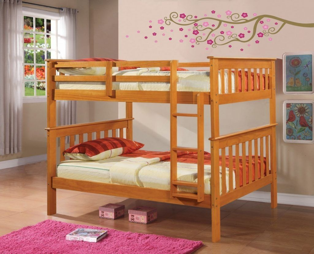 Honey Finish Mission Style Convertible Solid Wood Bunk Bed! - Dream ... with Transforming Your Child's Room The Versatility of Twin/Twin Mission Bunk Beds
