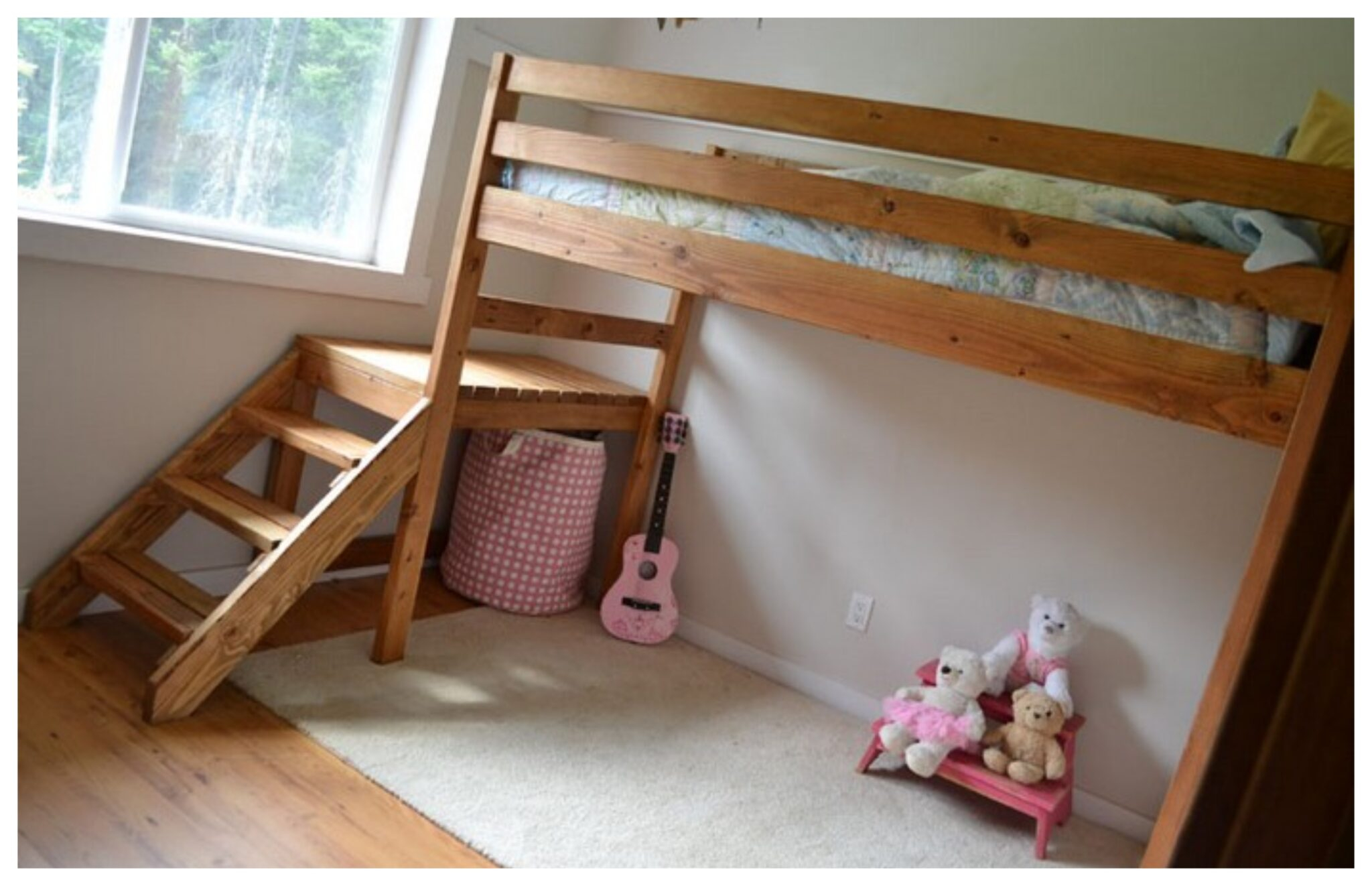 How To Build A Low Loft Bed With Stairs At Ruth Smith Blog regarding