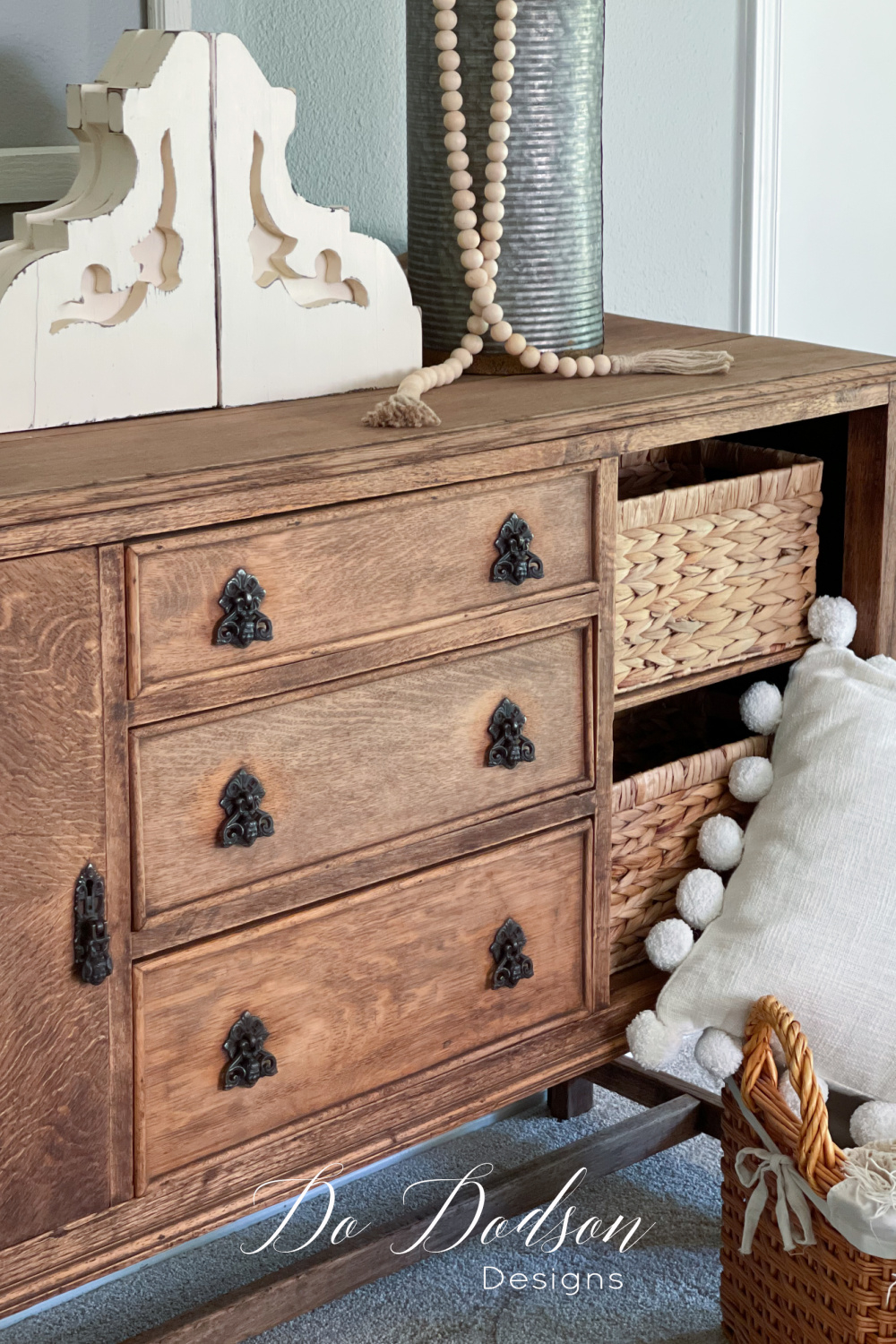 How To Get A Natural Wood Finish On Furniture - Do Dodson Designs with
