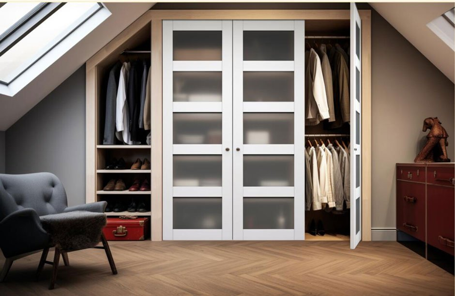 How To Maximize Space With Sliding Closet Doors - Lucykingdom intended for Maximizing Space with a 39.4" Double Door Kids Wardrobe