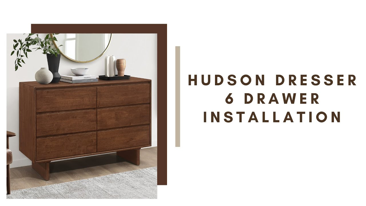 Hudson Dresser 6 Drawer Installation - Youtube in Hudson Dresser Deep Dive A Guide to Quality and Features