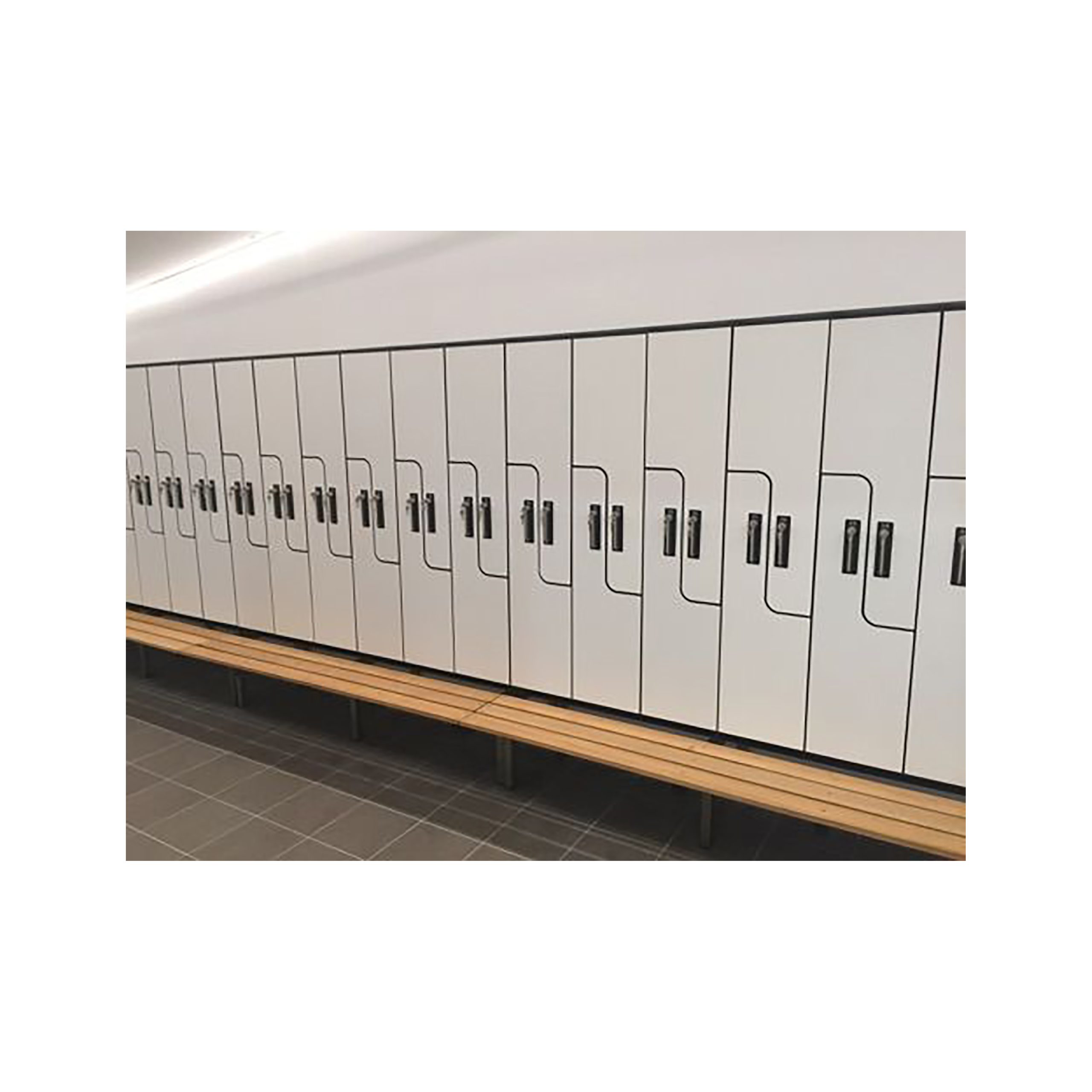 Interlocking Wave Door | Incorporate Space | Commercial Lockers with regard to