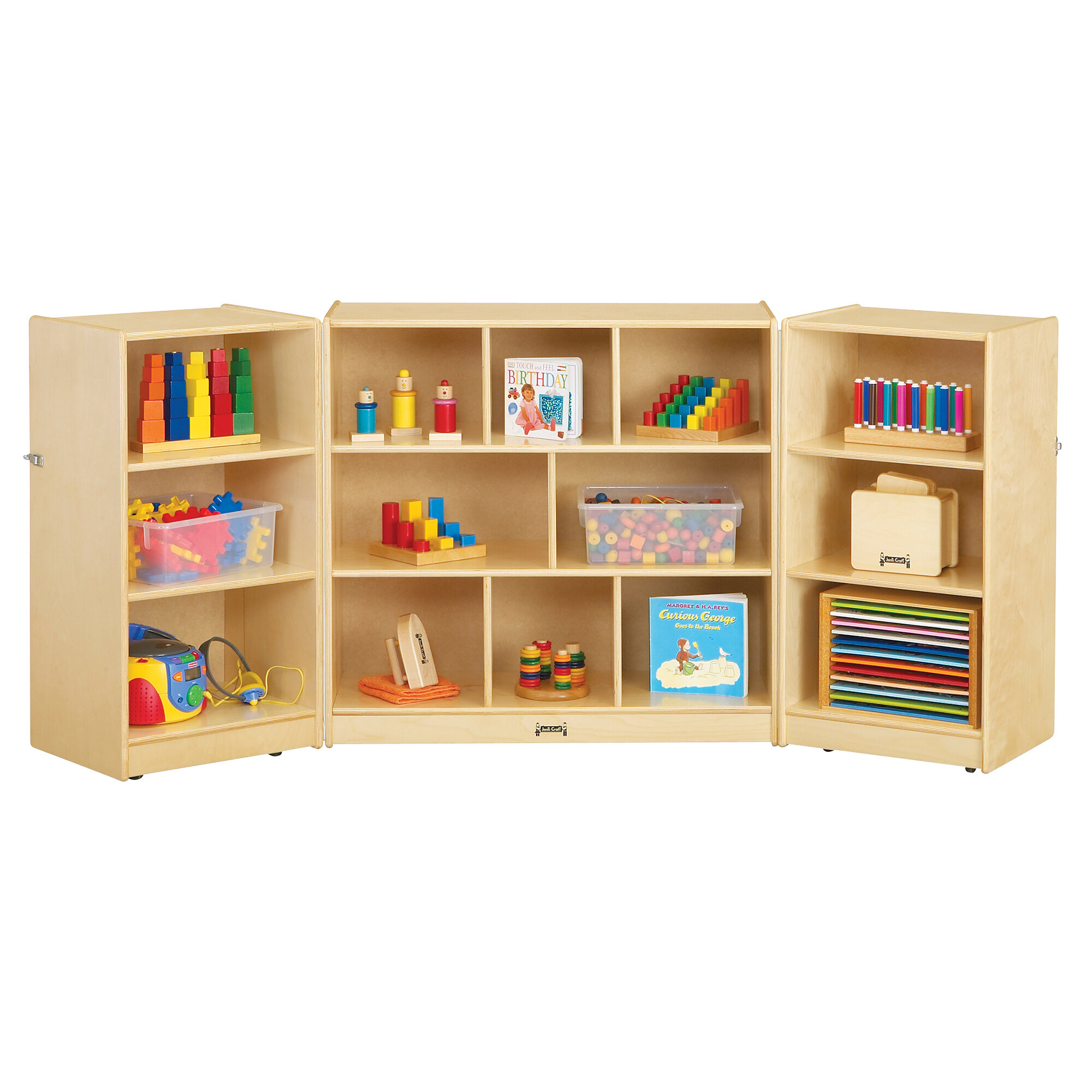 Jonti-Craft Baltic Birch 0266Jc Fold-N-Lock 72 1/2" X 15" X 35 1/2 ... inside Durability and Design Exploring the World of Jonti-Craft Cabinets