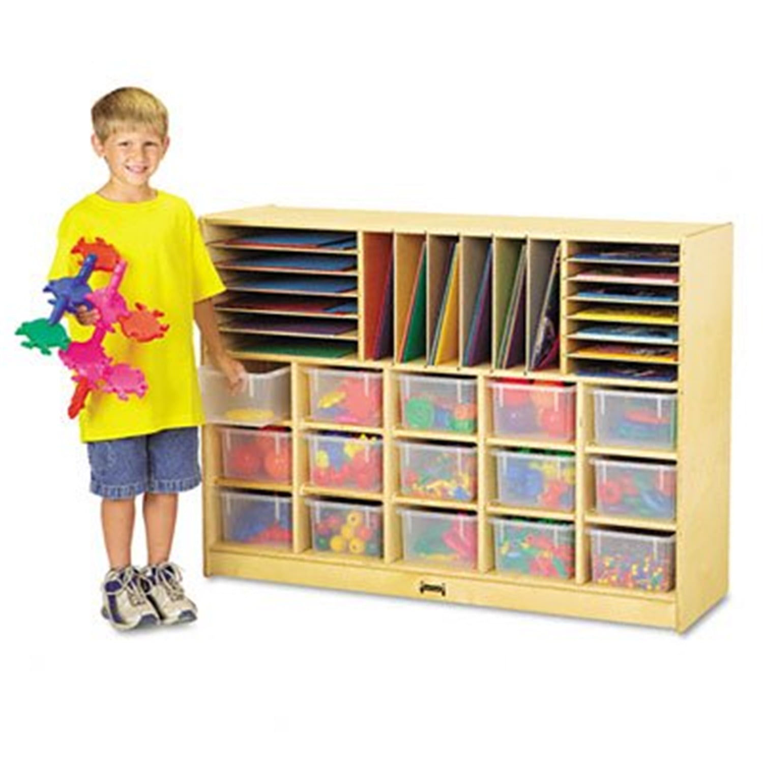 Jonti-Craft Sectional Mobile Cubbie Without Trays - Walmart.com with regard to