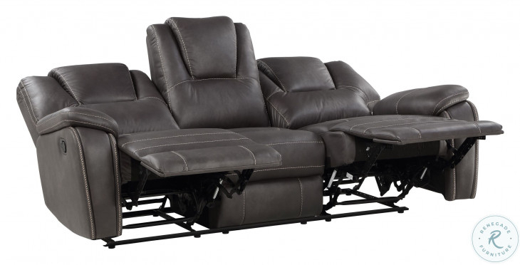 Katrine Charcoal Manual Reclining Sofa From Steve Silver | Coleman ... throughout Katrine Manual Reclining Sofa Charcoal Understanding the Features