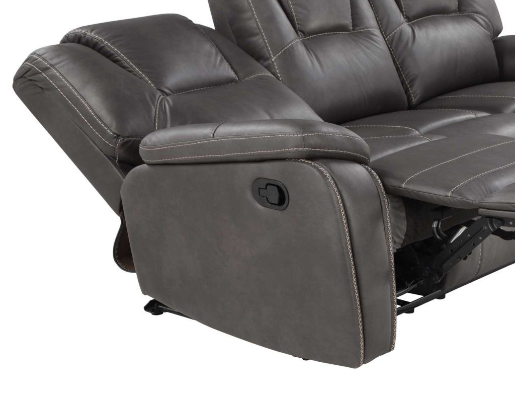 Katrine Manual Reclining Sofa, Charcoal - Steve Silver Company regarding Katrine Manual Reclining Sofa Charcoal Understanding the Features