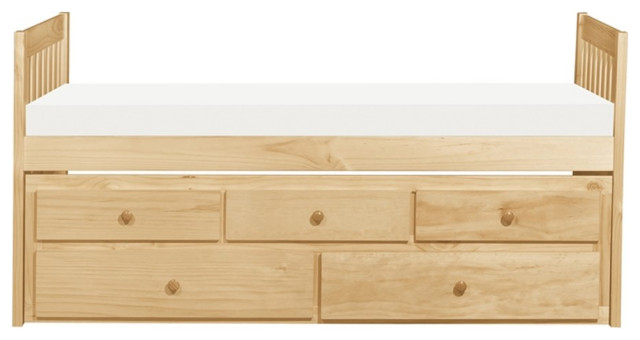 Lexicon Contemporary Wood And Mdf Board Twin/Twin Trundle Bed In ... for