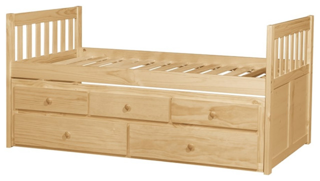 Lexicon Contemporary Wood And Mdf Board Twin/Twin Trundle Bed In ... inside Understanding the Materials Lexicon Contemporary Wood and MDF Board