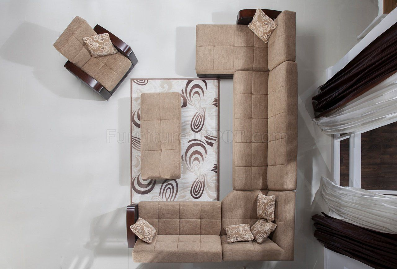 Luna Leather Sectional Sofas throughout
