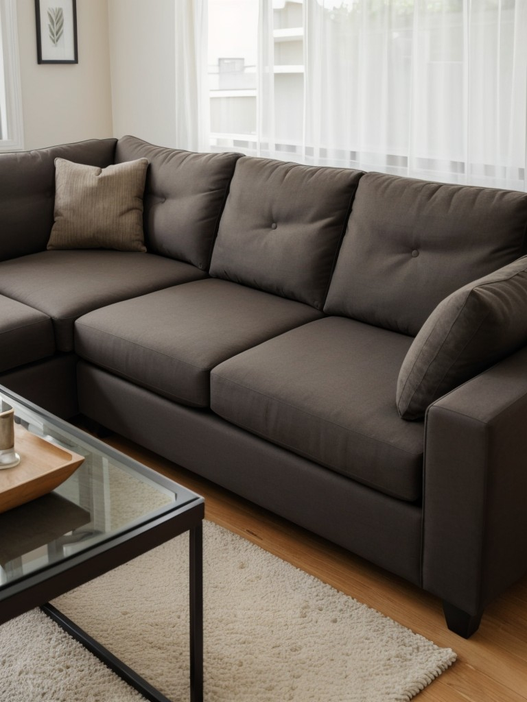 Maximizing Small Living Spaces: Cozy And Functional Ideas | Aulivin.com pertaining to Maximizing Space with a Corner Sectional Couch in Your Home