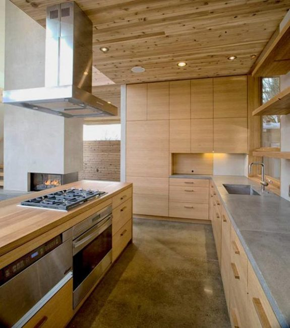 Modern House Design With Warm Wooden Interiors And Modernist Feel throughout