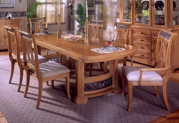Oak Dining Room Set with Comparing Oak Dining Room Sets NOFK7-OAK-C Features and Benefits