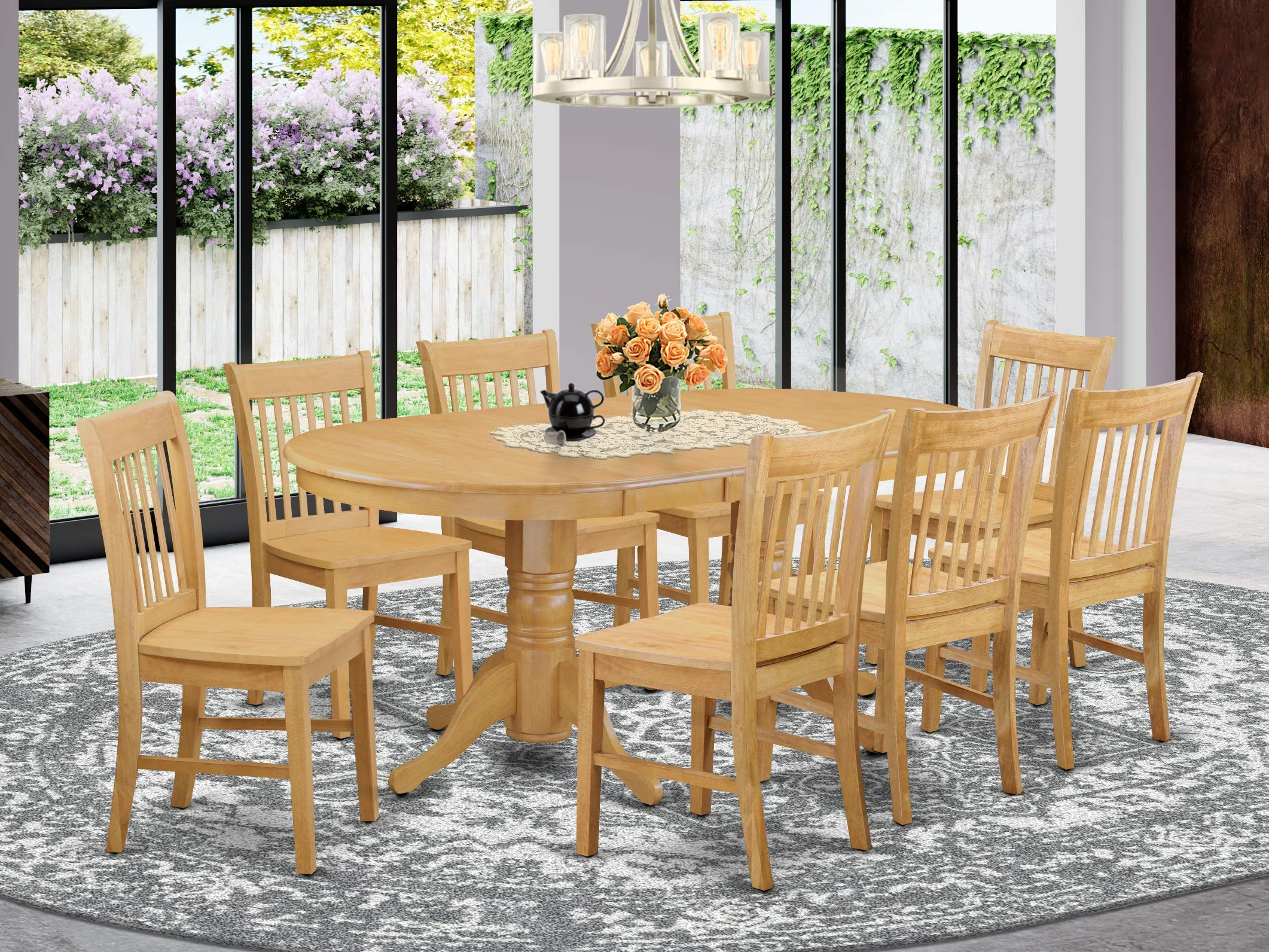 Oak Dining Room Sets within