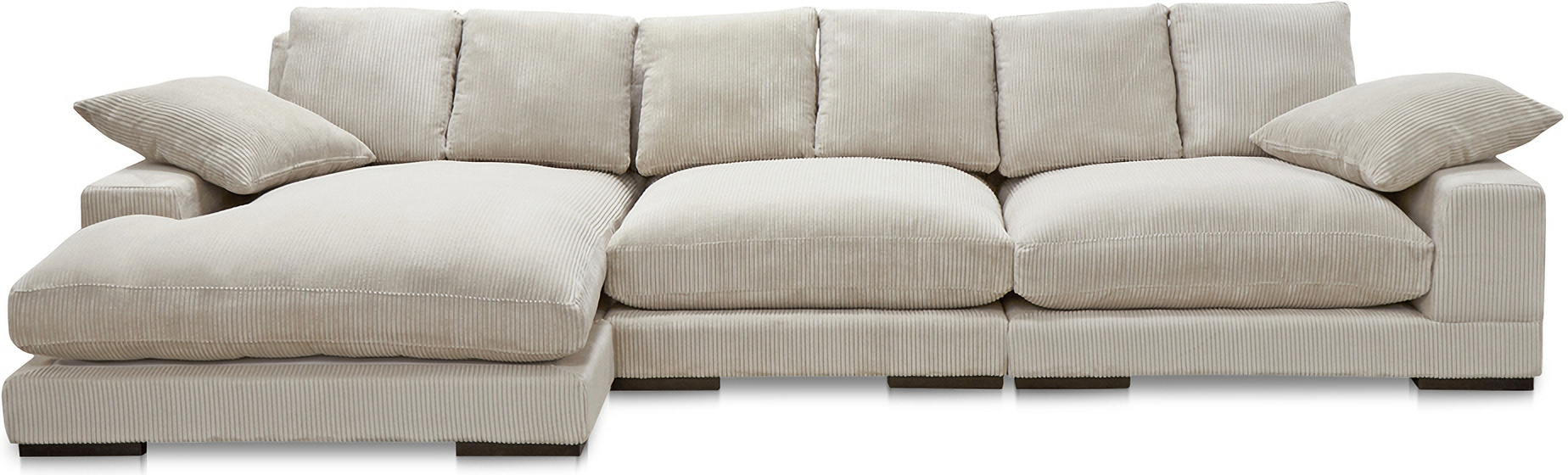 Plunge Large Sectional In Cappuccino By Moes Home | 1Stopbedrooms within