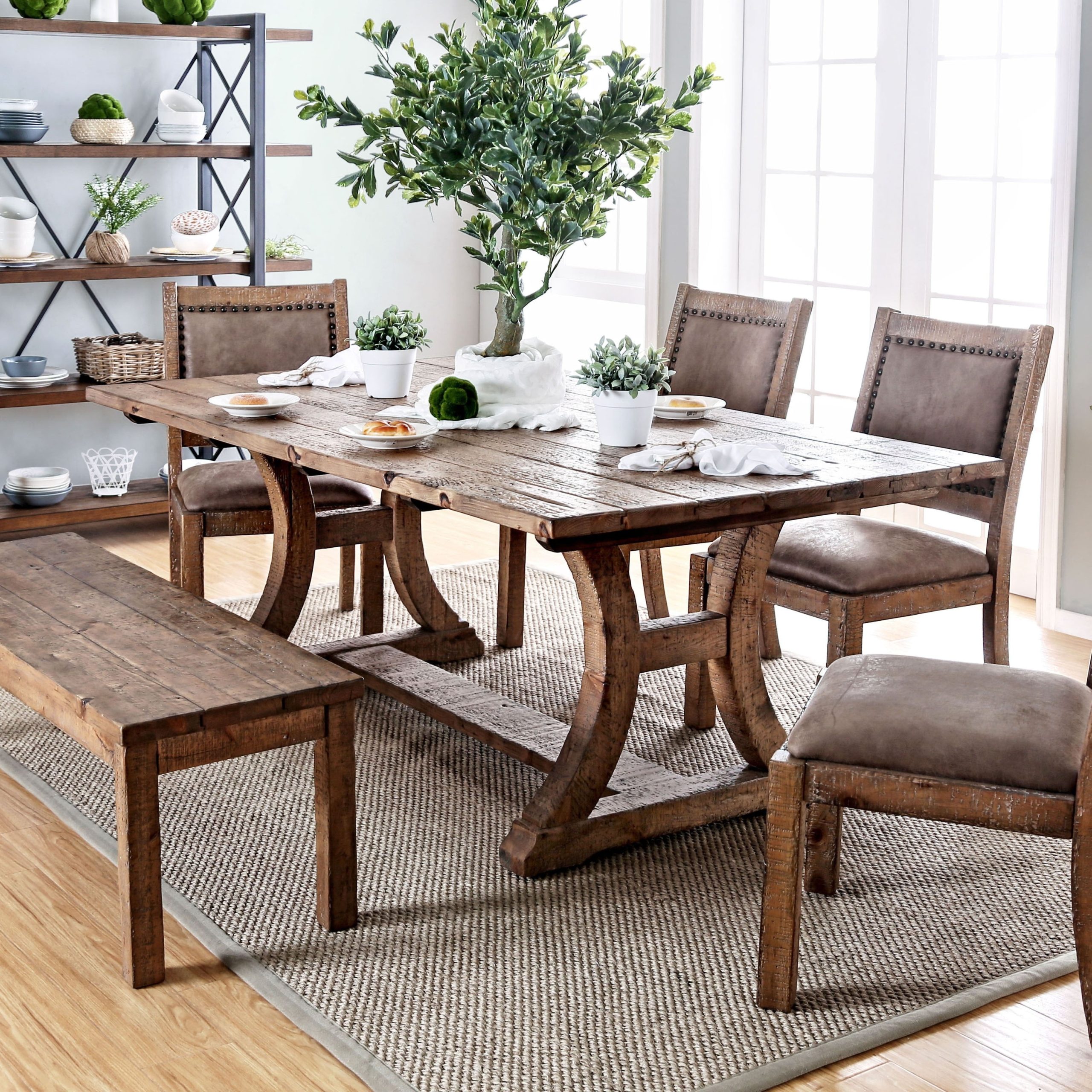 Rustic Solid Wood Furniture - Perumperindo.co.id pertaining to