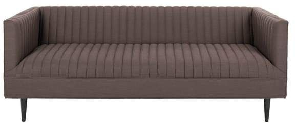Safavieh Carmina Channeled Sofa, Light Beige with regard to Transforming Interiors with the Timeless Appeal of Safavieh Garnet Sofas
