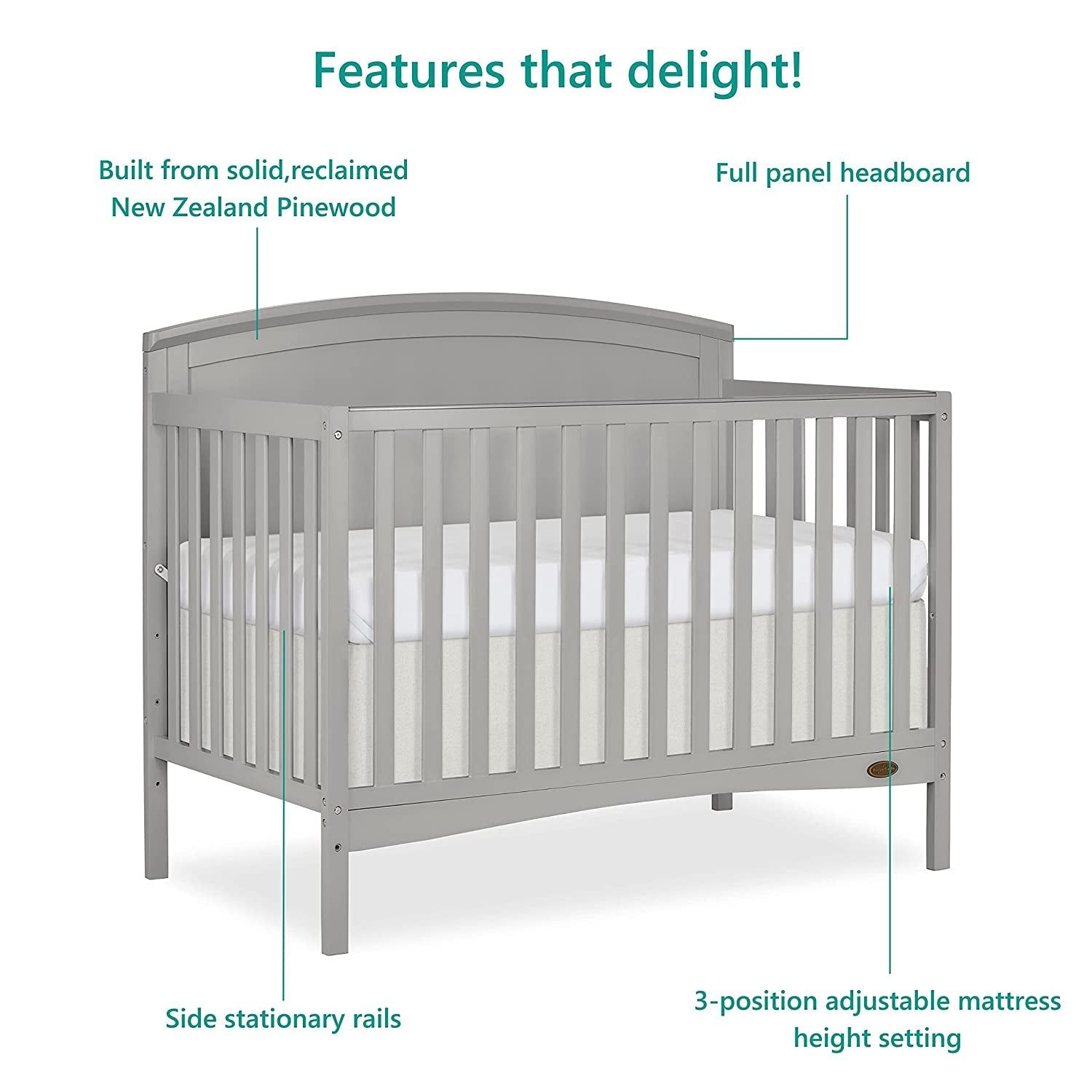 Safety First, Always - This Crib Is Jpma Certified To Meet Or Exceed ... with Safety First Understanding Guardrail Standards for Bunk Beds