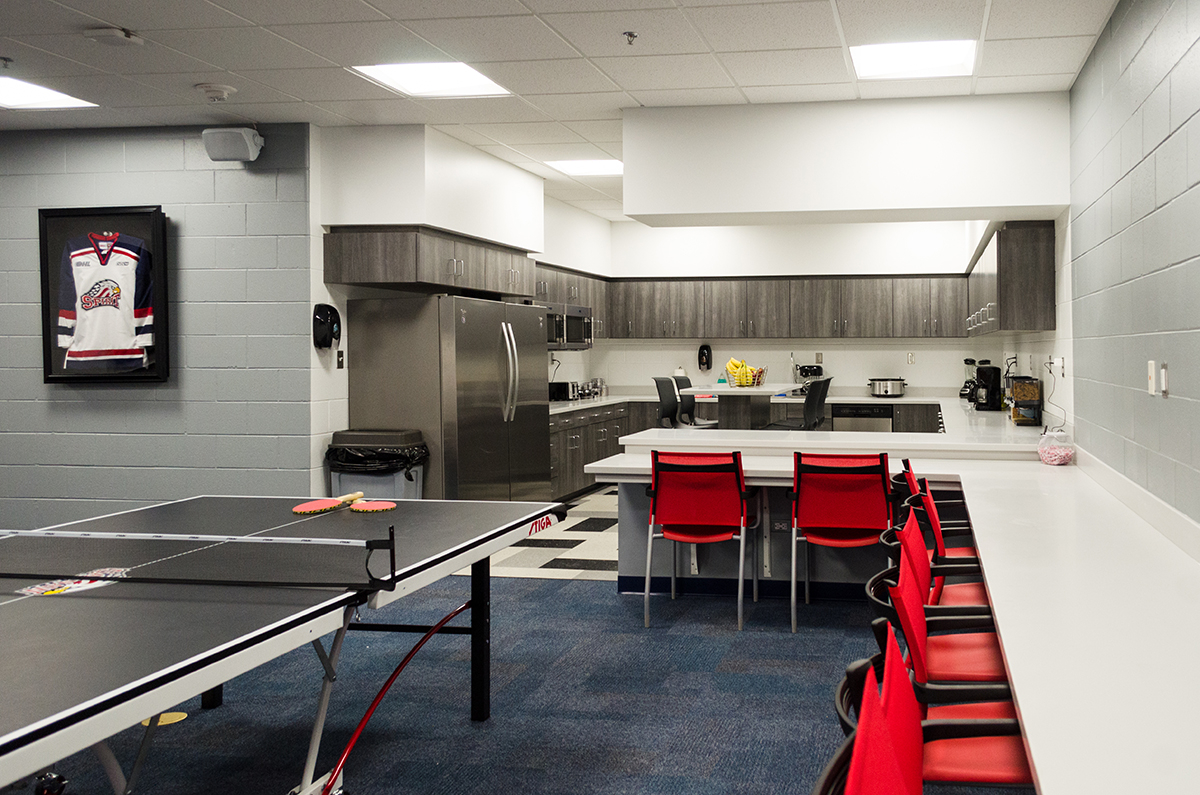 Saginaw Spirit Locker Room Addition &Amp; Renovation | William A. Kibbe ... with regard to