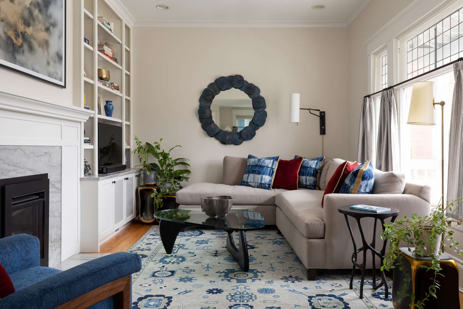 Sectional Placement In Living Room At Merrill Lavallee Blog within How to Style Your Living Space with a Modular Cream Sectional