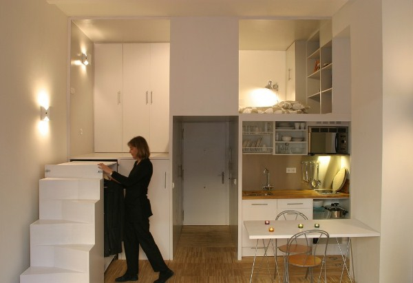 Smart Storage Solutions: Compact Loft In Madrid intended for Smart Storage Solutions for Compact Bedrooms Nova Loft