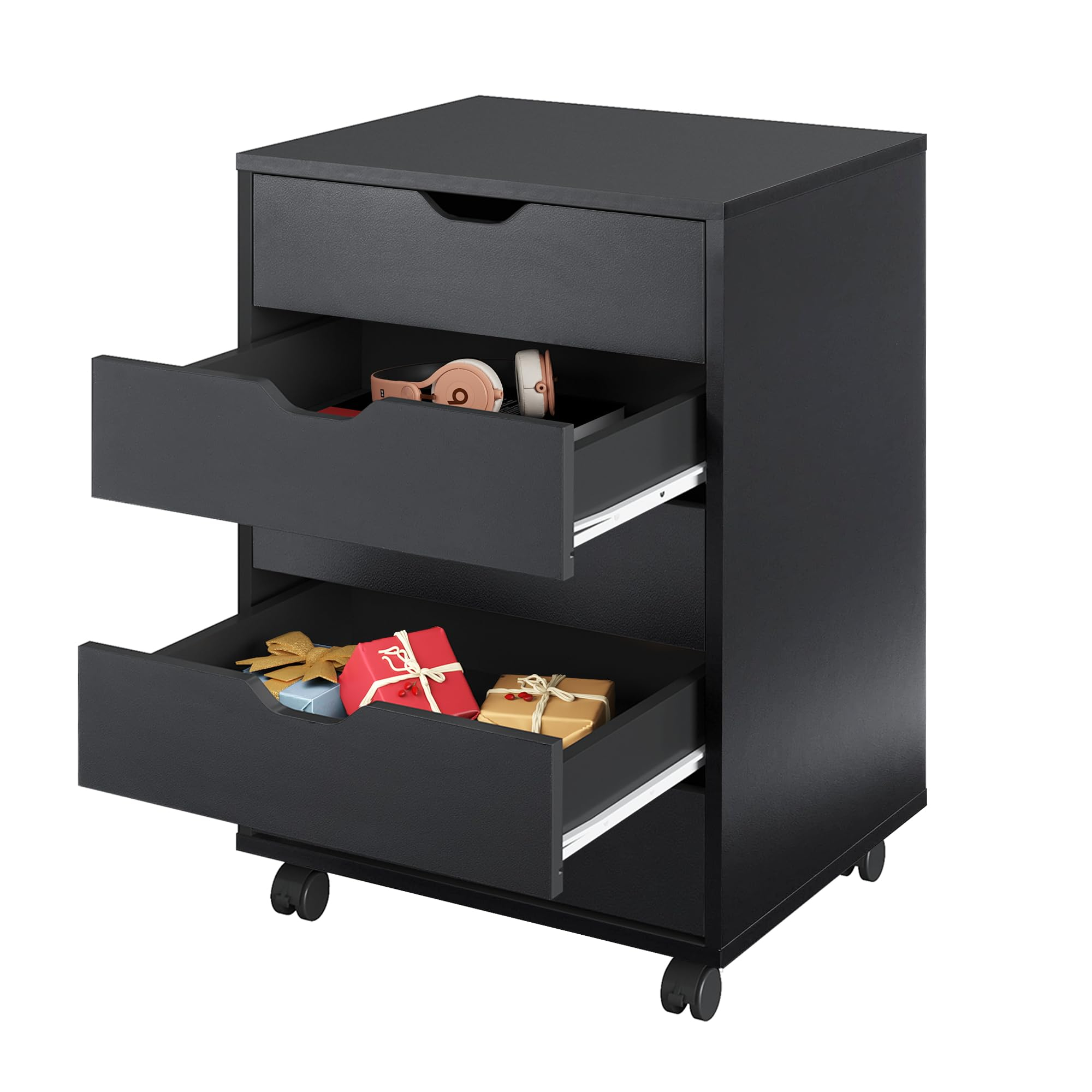 Snapklik.com : Devaise 5-Drawer Chest, Wood Storage Dresser Cabinet within