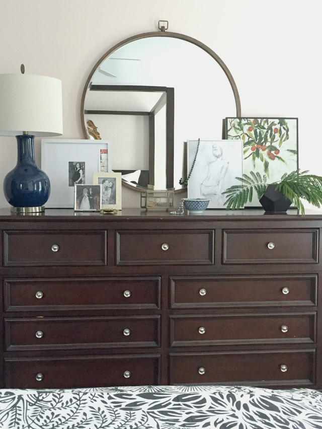 Styling Our Bedroom Dresser - Emily A. Clark regarding Styling Secrets Understanding the Annie Dresser and Mirror for Your Space