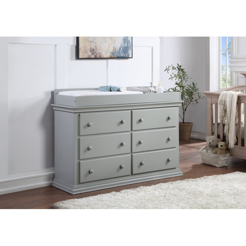 Suite Bebe Hardwood Fully Assembled 6 Drawer Double Dresser And ... for Is the Suite Bebe Universal Dresser Right for You? A Detailed Evaluation